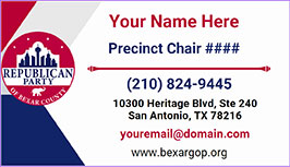 Precinct Chair Business Cards