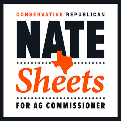 NATE SHEETS, Republican Candidate for AGRICULTURAL COMMISSIONER
