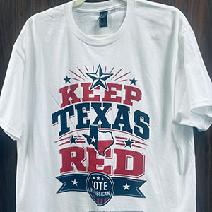 Keep Texas Red - Vote Republican  T-Shirt